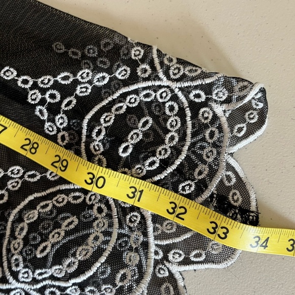 Alfani black sheer top 3X - Picture 7 of 7